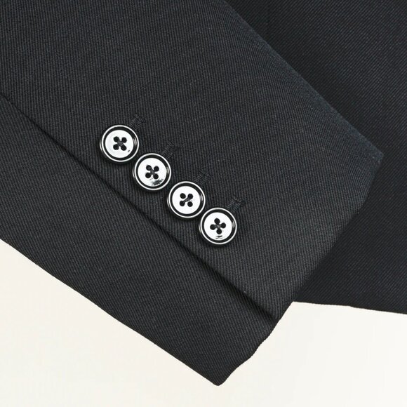 Celine SS/19 Rectangle Spencer Diagonal Wool Cropped Jacket - Picture 5 of 10